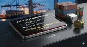 rentabilidad de una importación. Consultoria en comercio exterior. World Trade new vision
