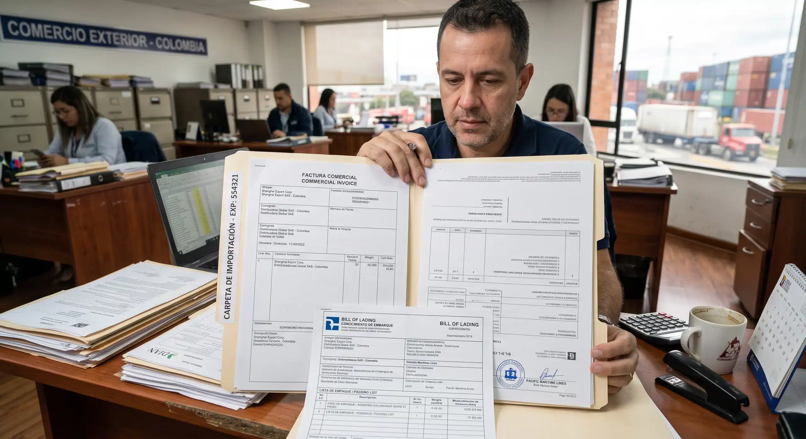 Documentos soporte del valor en aduana: DAV, factura comercial y documento de transporte